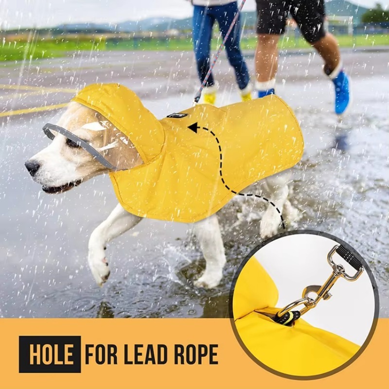 Custom Printed Reflective Dog  - Dog Raincoat recension och pris