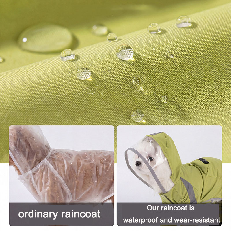 Waterproof Dog Raincoat Clear  - Dog Raincoat recension och pris