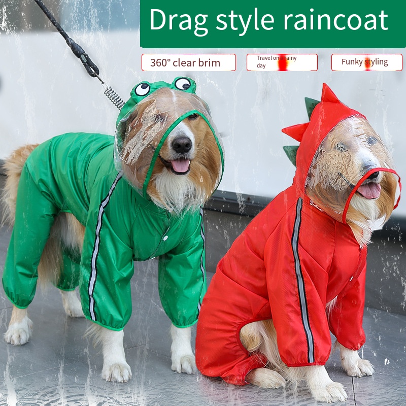 Dog Raincoat Waterproof Dogfac - Dog Raincoat recension och pris