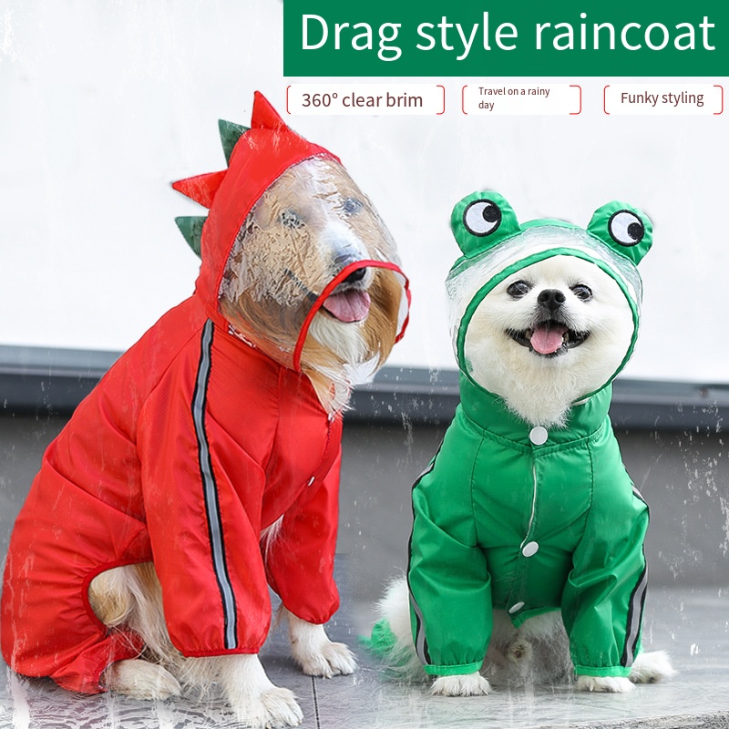Dog Raincoat Waterproof Dogfac - Dog Raincoat recension och pris