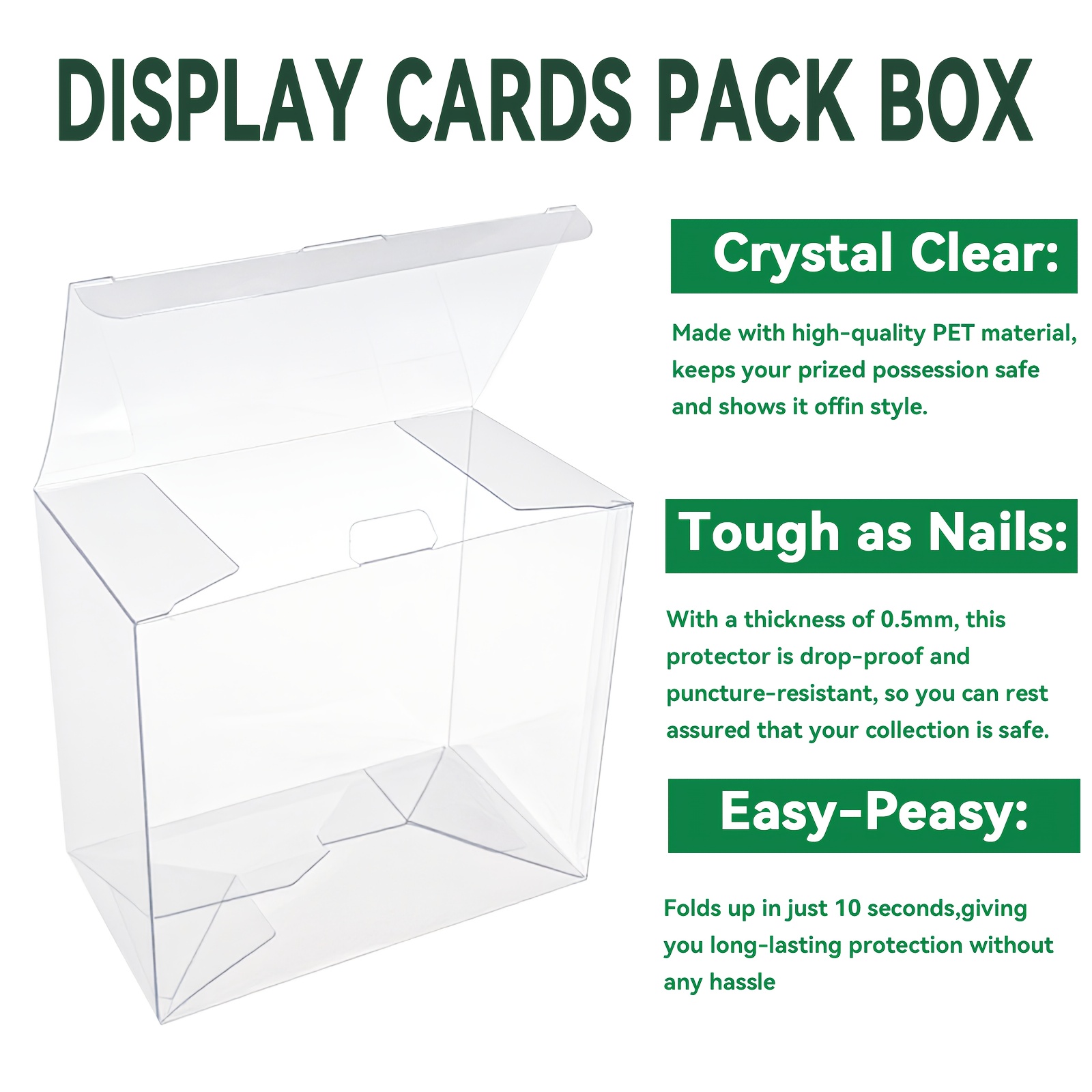 5/10pcs Clear PET Booster Box  - Pet Supplies Stores recension och pris