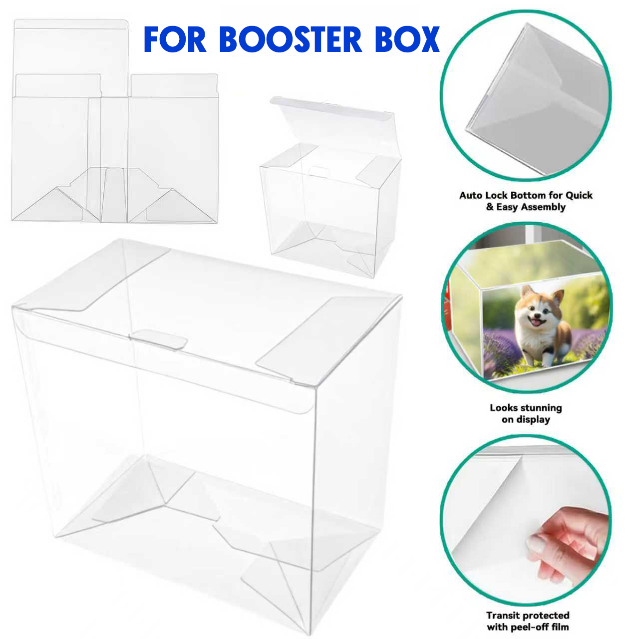 5/10pcs Clear PET Booster Box  - Pet Supplies Stores recension och pris